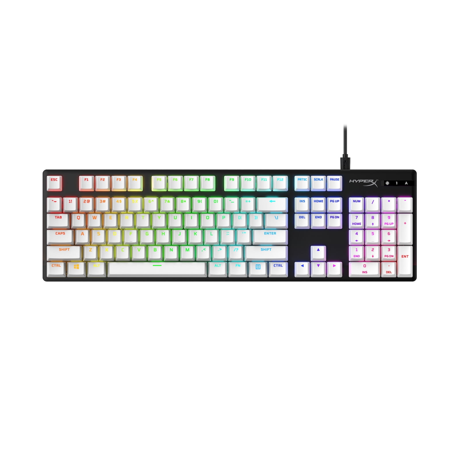 HyperX Full key Set Keycaps - PBT (White)