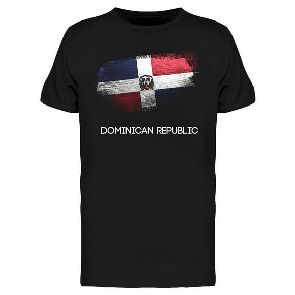 Dominican Republic Dark Flag Tee Men's -Image by Shutterstock