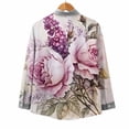 thumbnail image 5 of MEICHEN Button Up Shirts for Women Trendy Multicolor Floral Printed Casual Long Sleeve Shirt Vintage Turn Down Collar Blouse Blouses for Women, 5 of 9