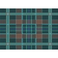 thumbnail image 1 of Ahgly Company Indoor Rectangle Patterned Deep-Sea Green Area Rugs, 7' x 10', 1 of 6