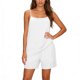 thumbnail image 5 of TaTaai Women's Casual Summer Set Solid Color Linen-Like Adjustable Camisole and Elastic Waist Shorts Two Piece Matching Outfit for Daily and Travel Wear Gift, 5 of 7