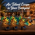 thumbnail image 4 of Wastin' Away Again Parrot Solar Garden Light, Colorful LED Outdoor Lamp, Weatherproof Tropical Sculpture for Beach Party, Backyard, Tiki Bar & Home Decoration, 4 of 7