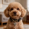 thumbnail image 4 of EGNMCR Pet Necklace Adjustable Dog Collar With Bow Collar WithSoft Nylon Puppy Collar For Small Medium Large Dogs Fashion Pet Accessories Adjustable Safety Buckle collar products, 4 of 7