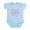 Sky Blue, variant on CafePress - Puerto Vallarta Infant Bodysuit - Baby Light Bodysuit, Size Newborn - 24 Months