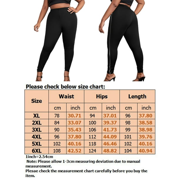 MAWCLOS Women Plus Size Leggings Butt Lifting Fake Jeans Tummy Control  Oversized Faux Denim Pant Stretch Sport High Waist Jeggings Black 4XL 
