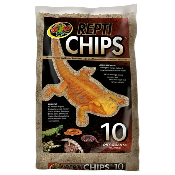 Zoo Med ZM75310M Repti Aspen Wood Chips for Desert Lizards & Snakes