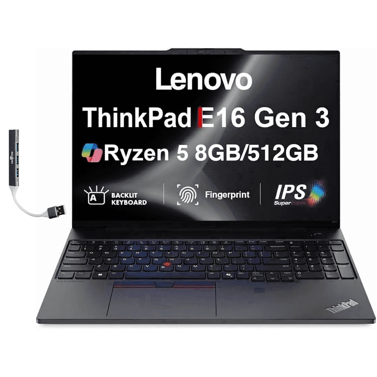 LENOVO ThinkPad E16 Gen 1 Business Laptop, 16