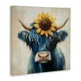 thumbnail image 2 of Stupell Industries Farmhouse Pastoral Sunflower Highland Canvas Art, 17 x 17, by Tina LeCour, 2 of 8