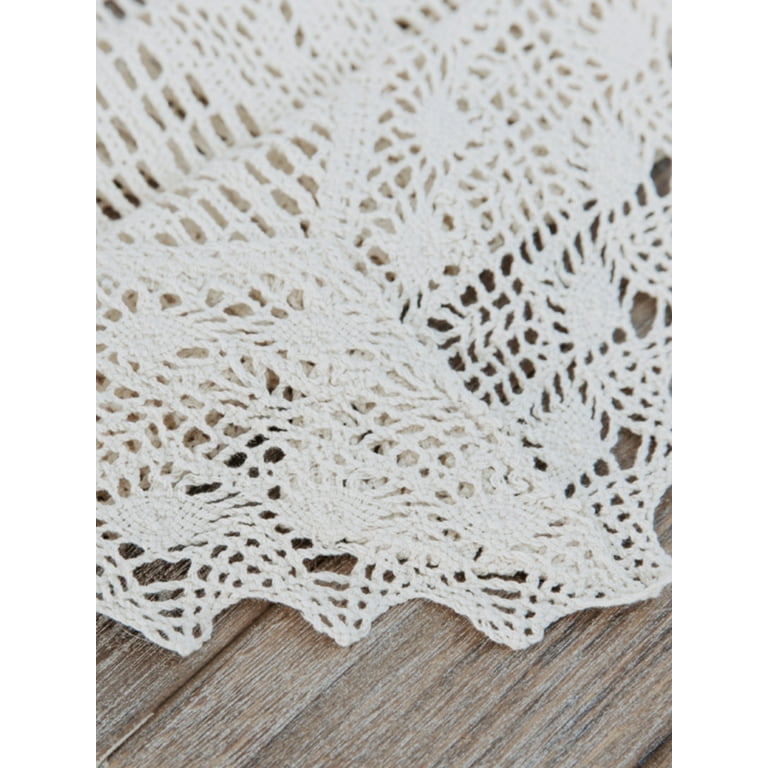vintage crochet dresser scarf 1940s Vintage Hand Crochet Table Runner Dresser Scarf Ecru Color by  TheGatheringVintage on Etsy