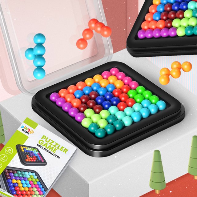Children's Rainbow Ball Matching Fun Game Parent-child Logical Reasoning Touchs Board Game