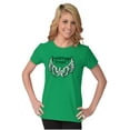 thumbnail image 4 of Country Strong Cute Angels Wings Star Womens Slim Fit Graphic Tee Brisco Brands L, 4 of 5
