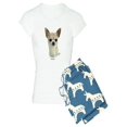thumbnail image 1 of CafePress - Chihuahua 9P93D 123 - Women's Light Pajamas, 1 of 1