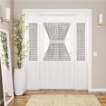 thumbnail image 1 of 25 x 40 in. Polyester Light Filtering Rod Pocket Buffalo Check Curtain Panel, Grey, 1 of 1