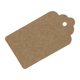 thumbnail image 5 of Paquete de 100 de Tarjeta de Papel Kraft Festoneada de 40mmx70mm, Etiqueta en Blanco Marron, Favor de la Boda, Bricolaje, Etiqueta de Precio - Pequeno (100), 5 of 5