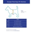 thumbnail image 2 of Arnés para perros Gooby Escape Free Easy Fit azul para perros pequeños, 2 of 8