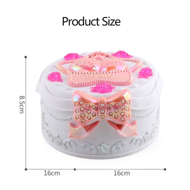 Children Dancing Girl Musical Boxes Toy Rotating doll Rotating Doll Performing Ballet Birthday Gift Wedding Decoration Sound Toy