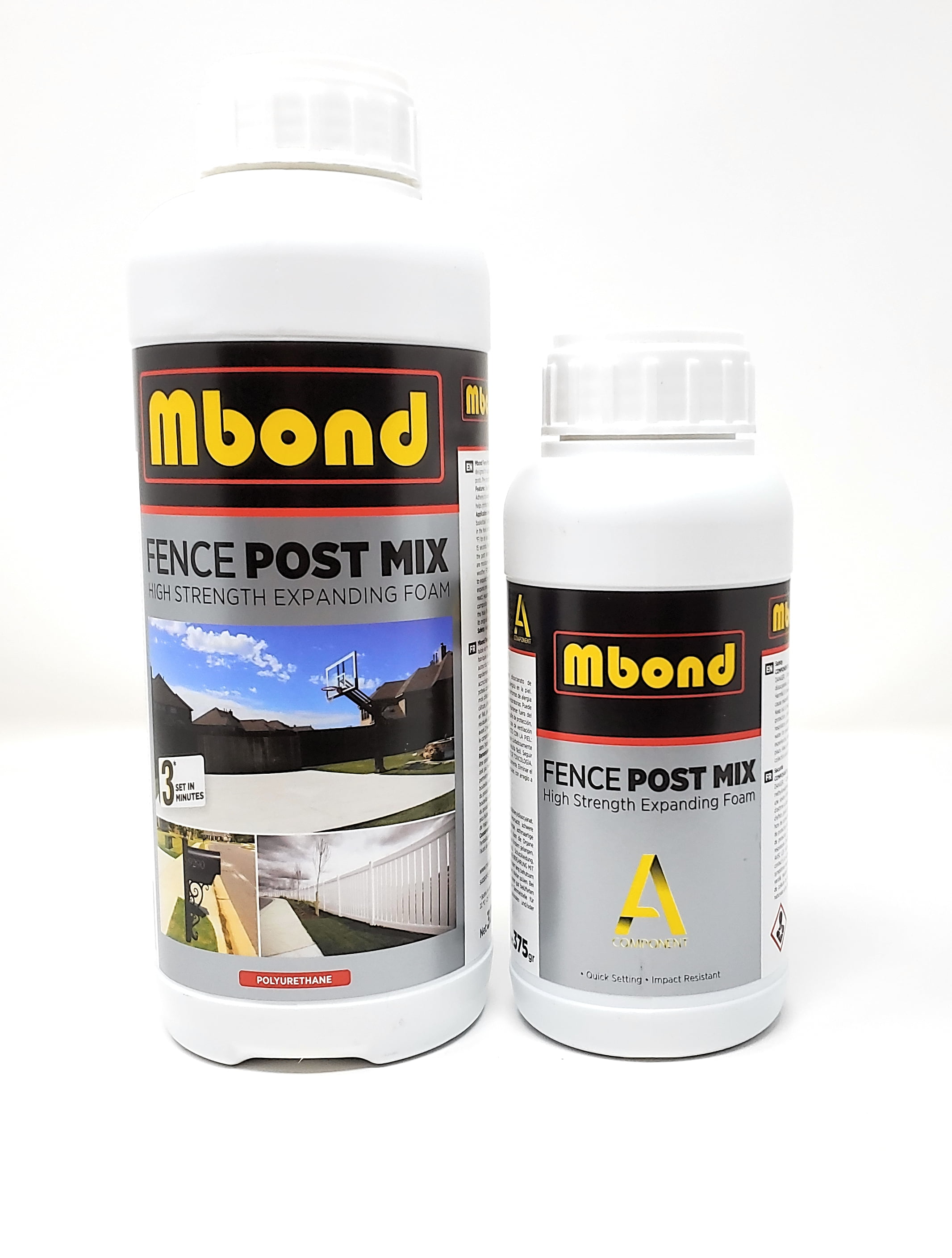No Tools Required Postloc Post Setting Expanding Foam 2-Post Kit Easy-to-Use Concrete Alternative