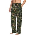 thumbnail image 3 of Kdxio Camouflage Skulls Print Men's Sleep Pajama Pant Lounge Pants with Pockets, 3 of 8