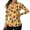 Pumpkin Bow, variant on Jeiento Women's Golf Shirts, Moisture Wicking, Halloween Skeleton Sports Tops, Long Sleeve V Neck Quick Dry Sun Protection Top for Halloween, Gym, Yoga and Outdoor Travel