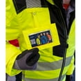 thumbnail image 5 of Portwest T400 Men's PW3 Hi Vis Reflective Waterproof Winter Safety Jacket Yellow/Black, XX-Large, 5 of 6