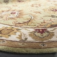 thumbnail image 3 of SAFAVIEH Classic Shanelle Oriental Wool Area Rug, Green/Ivory, 6' x 6' Round, 3 of 10