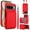 Red, variant on For Google Pixel 9 / 9 Pro Phone Case Wallet Card Holder,RFID Blocking PU Leather Back Magnetic Flip Kickstand Folio Case Wrist Lanyard & Crossbody Strap Protective Women Girls Cover,Red