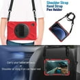 thumbnail image 4 of Case for Samsung Galaxy Tab A9 8.7" 2023 SM-X110 / SM-X115, Kids Friendly Rugged Cover Built-in 360° Rotatable Stand-Hand/Shoulder Strap/Pencil Holder for Samsung Galaxy Tab A9, Red, 4 of 19
