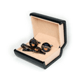 thumbnail image 2 of Batman Cufflinks, Superheroes Tie Clip, Groomsmen Jewelry, Men’s Wedding Gifts, 2 of 4