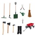 thumbnail image 1 of 1 Set Mini Dollhouse Garden Tools Decoration Dollhouse Herramientas de agricultura para DIY, 1 of 5