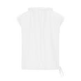 thumbnail image 4 of Womens Fashion 2025 Summer Tank Tops Casual Ruffle Neck Sleeveless Shirt Casual Dressy Blouse for Work Office, 4 of 5
