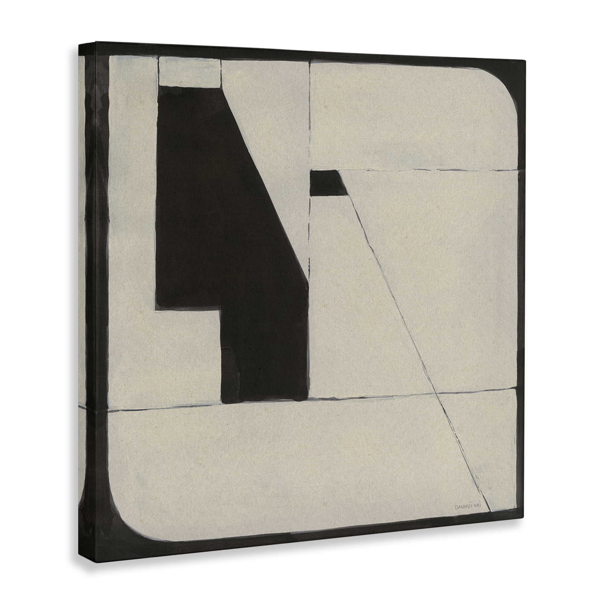Stupell Industries Someday Soon Composition Abstract Painting Wrapped Canvas Art Print Wall Art, 24 x 24