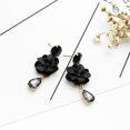 thumbnail image 2 of Pendientes para mujer, regalos para mujer, pendientes de flores, temperamento femenino, pendientes largos de cristal, pendientes, pendientes, 2 of 3