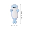 thumbnail image 3 of Cozy Ocean Companions Seal Plush Toy, Soft Cuddly Spotted Seal Stuffed Animal with Hat for Home Decor and Sleeping, Cute Sea Animal Doll 27.56-inch, 3 of 5