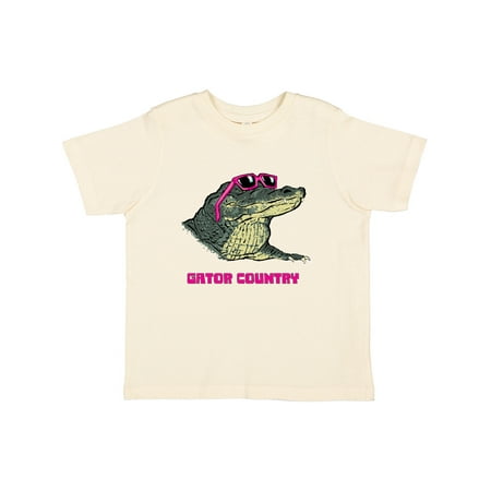 

Inktastic Gator Country Sunny Gator in Pink Sunglasses Boys or Girls Toddler T-Shirt