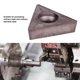 thumbnail image 3 of Juego de insertos CNC de 10 piezas, insertos de torneado de inserto de carburo CNC, herramienta de torneado de cuchillas de inserto de carburo CNC para procesamiento de acero inoxidable Piezas de Higoodz Industrial, 3 of 7