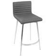thumbnail image 6 of LumiSource Marcel-Mason Swivel Counter Height Dining Set - 5 Piece, 6 of 6