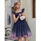 thumbnail image 4 of Vestido de tul Arshiner de manga corta con volantes para niñas, 4 of 6