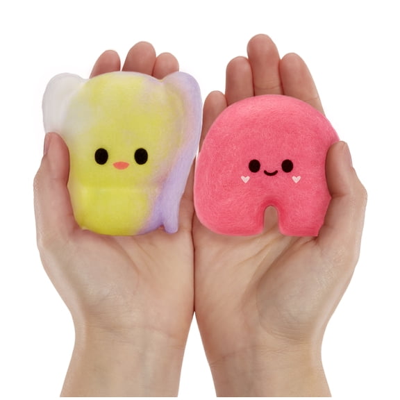 Fluffie Stuffiez Bunny & Rainbow Minis Collectible Plush, Surprise Reveal Unboxing Soft and Squishy Tactile Play Fidget DIY
