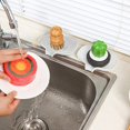 thumbnail image 5 of Paquete de 3 jaboneras de silicona con bandeja de goteo autodrenante antideslizante para ducha/baño/cocina Lavado a mano Cascada Jabonera Jabonera Bandeja para mantener el jabón seco JAMW Sencillez, 5 of 5