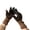 Coffee color, variant on 1 Pair Winter Knit Glove with Full Hand 2 Finger Touch Screens Windproof Mittens Warm Glove Elastic Winter Texting Glove
