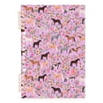 thumbnail image 7 of FORMRS 1-Subject Spiral Notebook 8" x 5" College Ruled 60 Refillable Sheet A5 Hard Cover, 2 Pack, Purple Floral Horses Pattern, 7 of 7