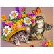 thumbnail image 1 of 30x40 cm 5D DIY Pintura de Diamante Completa, Animal Gato Perro Punto de Cruz, DIY Diamante Rhinestone Lienzo Pintura de Punto de Cruz por Número para Decoración de Pared Adultos Niños, 1 of 5