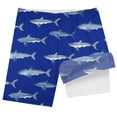 thumbnail image 3 of Boys Swim Trunks with Compression Liner for Boys Dinosaur Print Shorts Fashion Sunscreen Beach Pants Boy Swim Trunks Size 7-8 Years, 3 of 5