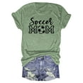 thumbnail image 1 of Fgnfyis T-Shirt à Manches Courtes Col Rond Imprimé Graphique Décontracté pour Femmes Vert Clair TTG, 1 of 3