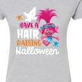 thumbnail image 3 of Trolls - Have A Hair Raising Halloween Poppy - Juniors Fitted Graphic T-Shirt, 3 of 5