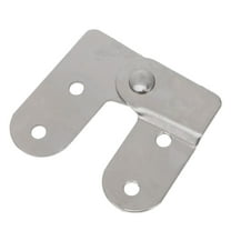 KONTONTY Concealed Table Hinges for Rectangular Folding Desk with Noise Reduction, 1 Piece Hardware