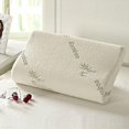 thumbnail image 2 of 40X25cm Sleeping Bammbo Memory Orthopedic Latex Neck Pillow Massager, 2 of 5