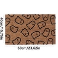 thumbnail image 3 of Halloween Doormat 40x60cm, Cute Line Ghost Print Welcome Floor Mat, Non-Slip Outdoor Porch Rug, Weather Resistant Natural Coir Entryway Decoration for Front Door, Spooky Seasonal Home Accent, 3 of 6