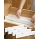 thumbnail image 1 of Divisores de cajones (juego de 4), organizadores de cajones ajustables (38-54,2 cm), divisor de cajones de cocina para dormitorio, cajón y oficina., 1 of 5