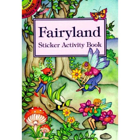 Pre-Owned Dover Little Activity Books: Fantasy: Fairyland Sticker Activity Book (Paperback)
